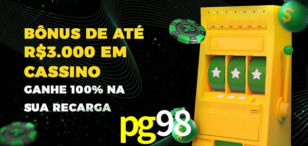 pg98 melhor bônus de depósito